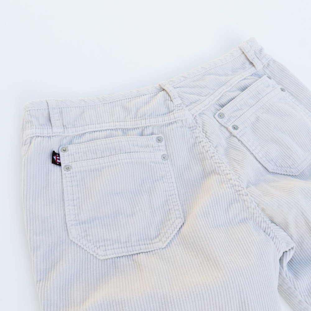 Y2K Cream Rib Corduroy Pants - Picture 7 of 8